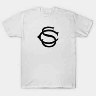 SC Monogram Black T-Shirt
